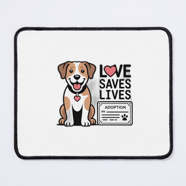 Item preview, Love Saves Lives - Pet Adoption Awareness designed and sold by Reichcorp.