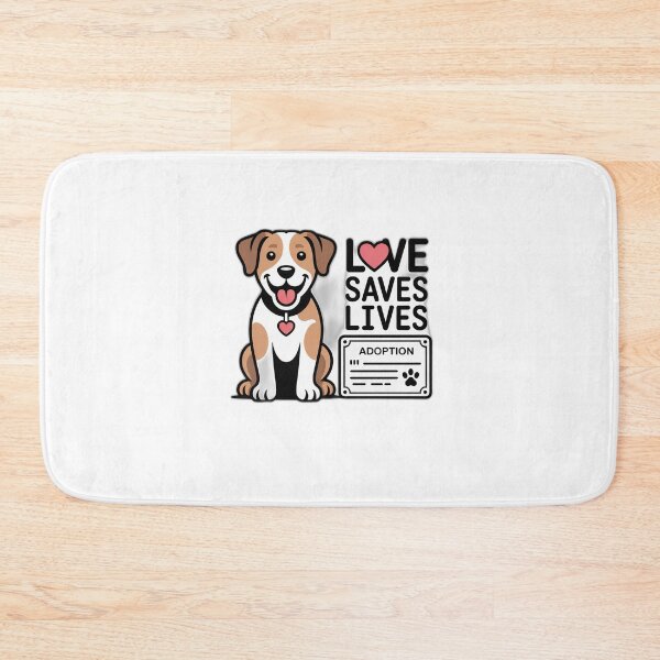 Item preview, Love Saves Lives - Pet Adoption Awareness designed and sold by Reichcorp.