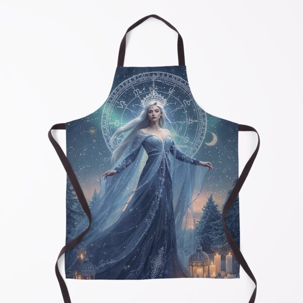 Item preview, Celestial Goddess of Time and Renewal - Blue Starlight Zodiac Art designed and sold by MissSaylor.