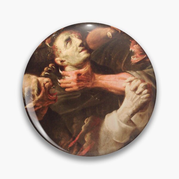 Item preview, Ambroise Fredeau - The Blessed Guillaume de Toulouse Tormented by Demons, 1657 designed and sold by Vintage Designs +.
