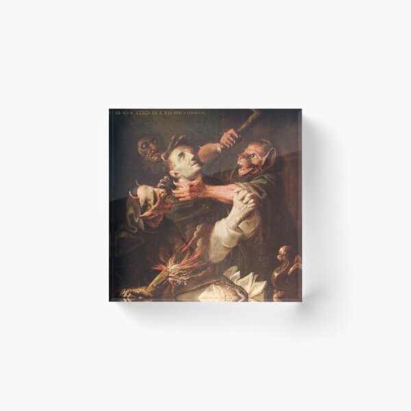 Item preview, Ambroise Fredeau - The Blessed Guillaume de Toulouse Tormented by Demons, 1657 designed and sold by Vintage Designs +.