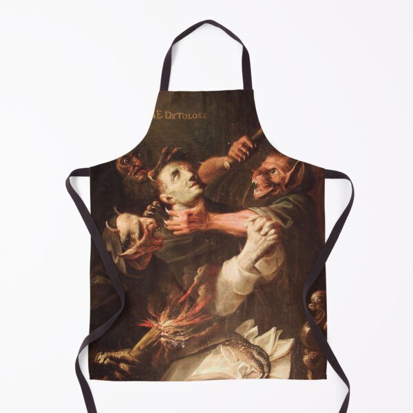 Item preview, Ambroise Fredeau - The Blessed Guillaume de Toulouse Tormented by Demons, 1657 designed and sold by Vintage Designs +.
