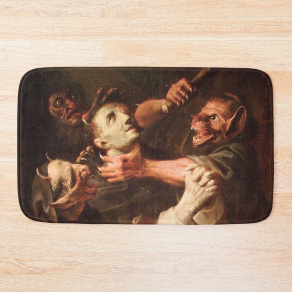 Item preview, Ambroise Fredeau - The Blessed Guillaume de Toulouse Tormented by Demons, 1657 designed and sold by Vintage Designs +.