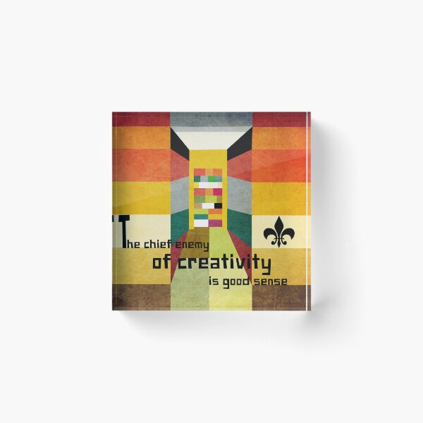 Item preview, The enemy of creativity designed and sold by Design4uStudio.