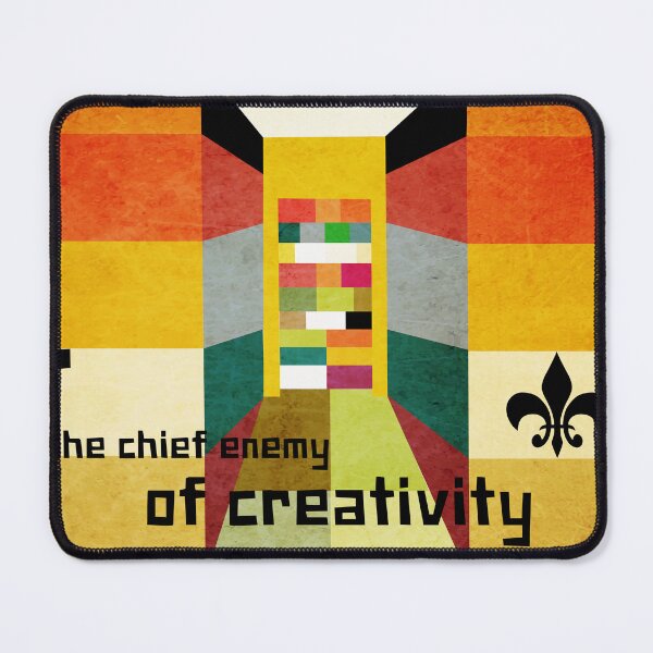 Item preview, The enemy of creativity designed and sold by Design4uStudio.