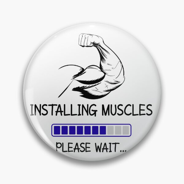 Item preview, Installing Muscles Please Wait designed and sold by JohnnyP-Store.
