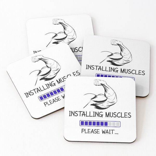 Item preview, Installing Muscles Please Wait designed and sold by JohnnyP-Store.
