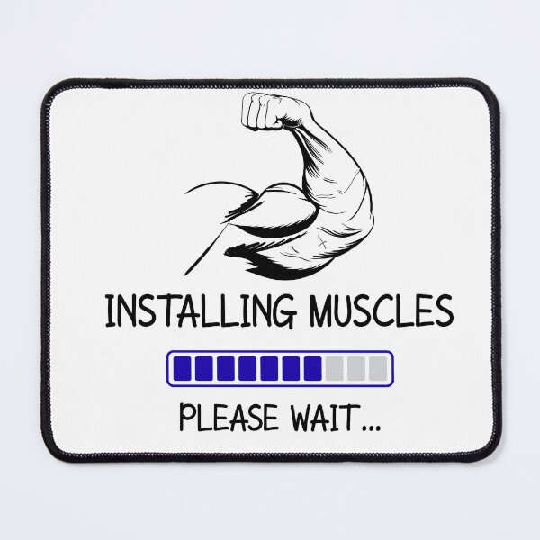 Item preview, Installing Muscles Please Wait designed and sold by JohnnyP-Store.