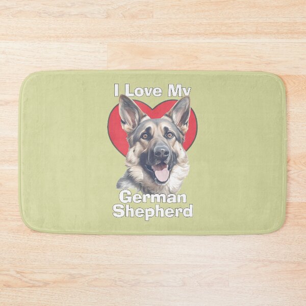 Item preview, I Love My German Shepherd Puppy Dogpng By Merch, Limited Edition, Perfect Gift For You And Friends designed and sold by Timothy Long.