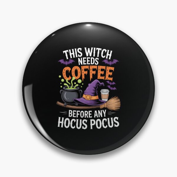 Item preview, Witch Cute Coffee Funny Halloween Caffeine designed and sold by aidenpier.