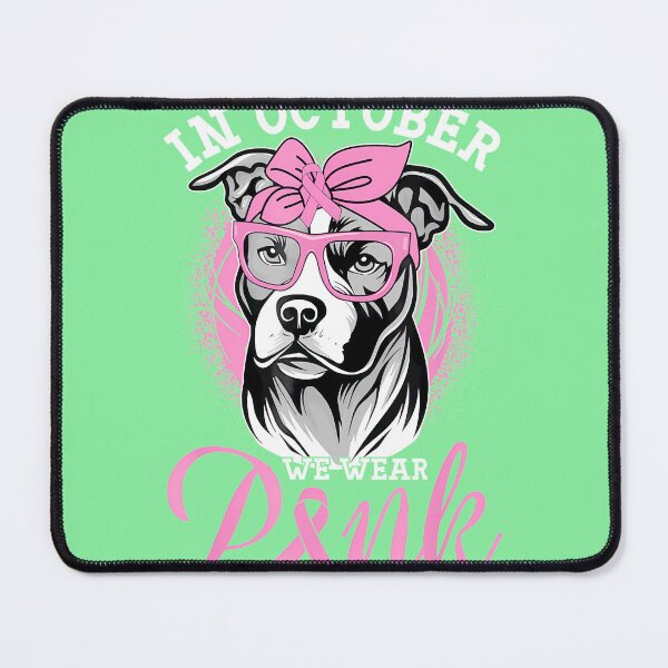 Item preview, Pink Ribbon Pitbull Dog October Awareness By Merch, Limited Edition, Perfect Gift For You And Frien designed and sold by Timothy Long.