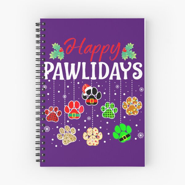 Item preview, Happy Pawlidays Funny Christmas Dog Paw Xmas Dogs Lover Gift Men Women Kidspng By Merch, Limited Ed designed and sold by Timothy Long.