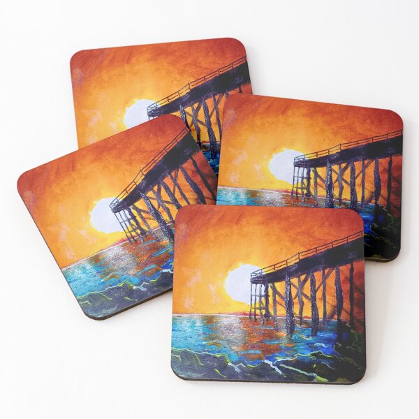 Item preview, Sunset Pier designed and sold by Slum-Alley.