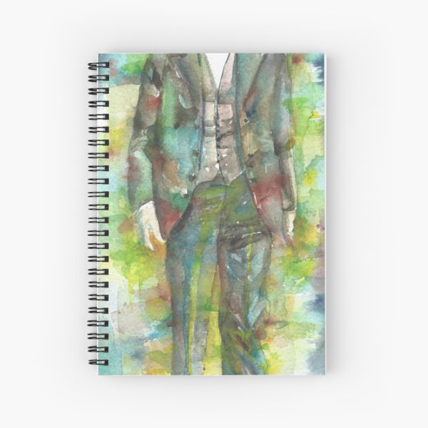 Aperçu de l'œuvre FERNANDO PESSOA - portrait à l'aquarelle.2 créée et vendue par lautir.
