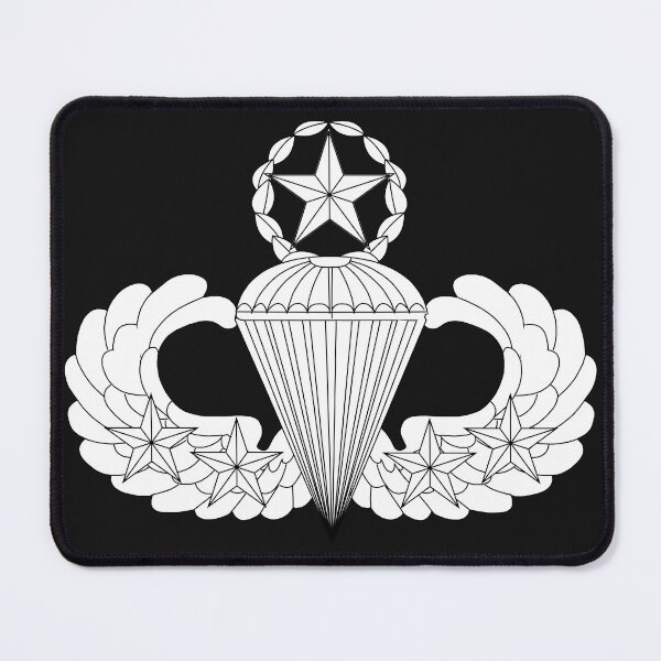Item preview, Badge - Army - Parachutist - Master - 4 Combat Star - LA X 300 designed and sold by Military Insignia Products.