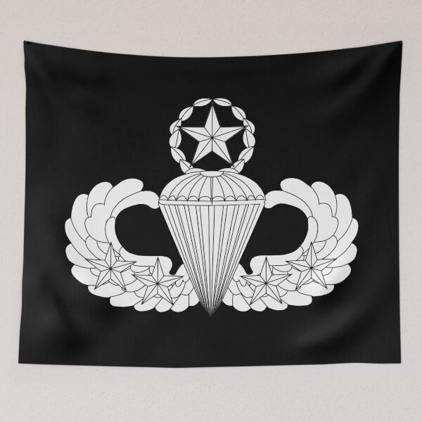 Item preview, Badge - Army - Parachutist - Master - 4 Combat Star - LA X 300 designed and sold by Military Insignia Products.