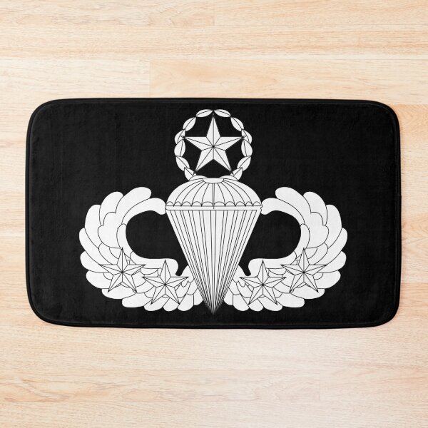 Item preview, Badge - Army - Parachutist - Master - 4 Combat Star - LA X 300 designed and sold by Military Insignia Products.