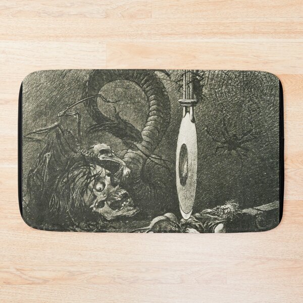 Item preview,  Illustration for Edgar Allan Poe's "The Pit and the Pendulum," 1884 - Jules-Descartes Férat - designed and sold by Vintage Designs +.