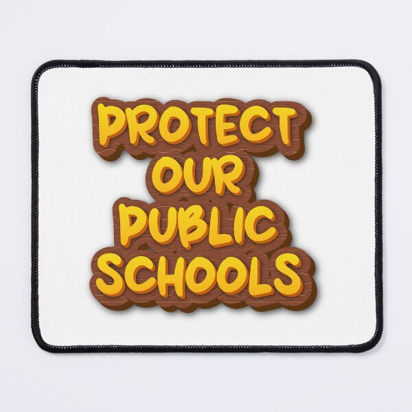 Item preview, Protect Our Public Schools – Comic Book Jungle Wooden Frame Design designed and sold by SkeletonsDanger.