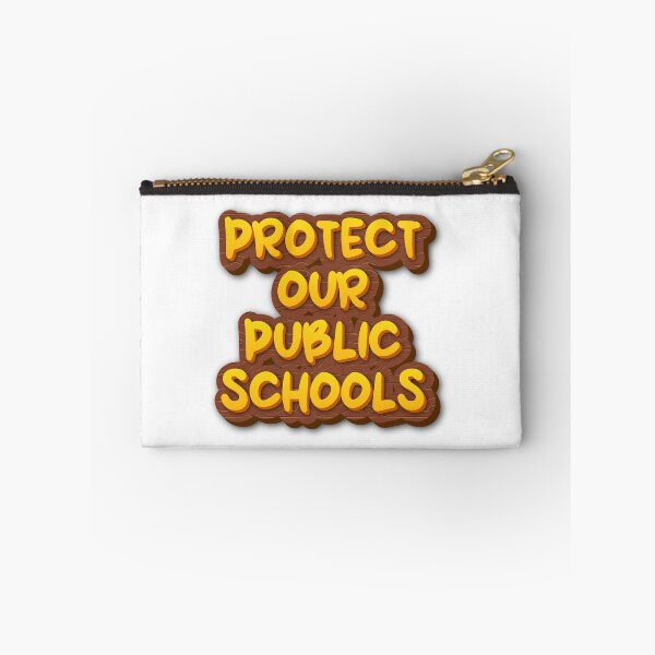 Item preview, Protect Our Public Schools – Comic Book Jungle Wooden Frame Design designed and sold by SkeletonsDanger.