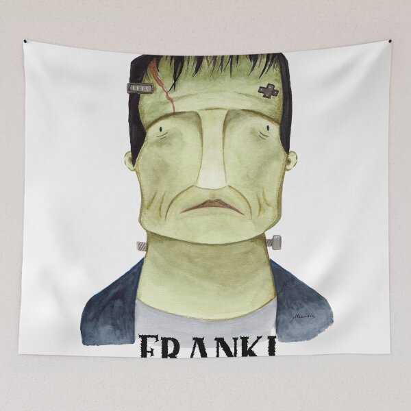 Item preview, Friendly Frankenstein Portrait – Halloween designed and sold by jllmartin.
