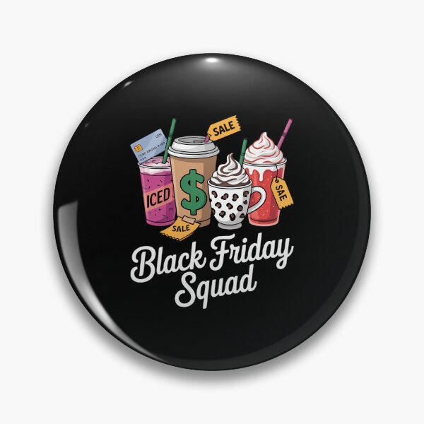 Item preview, Black Shopping Friday Squad Coffee cups designed and sold by aidenpier.