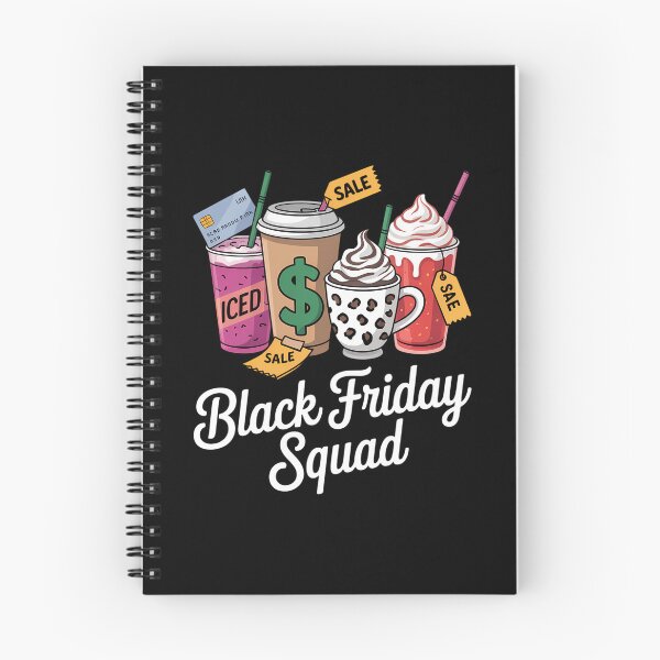 Item preview, Black Shopping Friday Squad Coffee cups designed and sold by aidenpier.