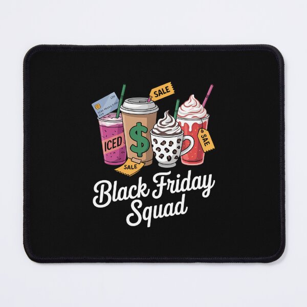 Item preview, Black Shopping Friday Squad Coffee cups designed and sold by aidenpier.