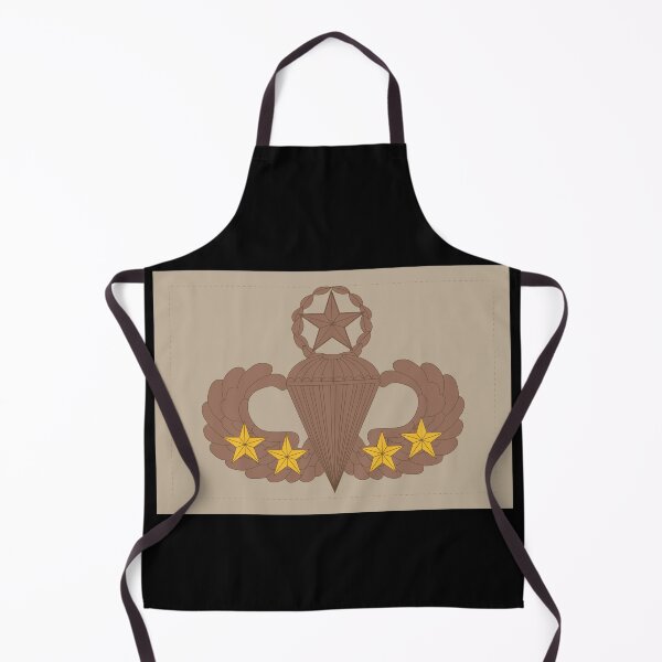 Item preview, Badge - Army - Parachutist - Master - 4 Combat Star - Subdued - Desert X 300 designed and sold by Military Insignia Products.