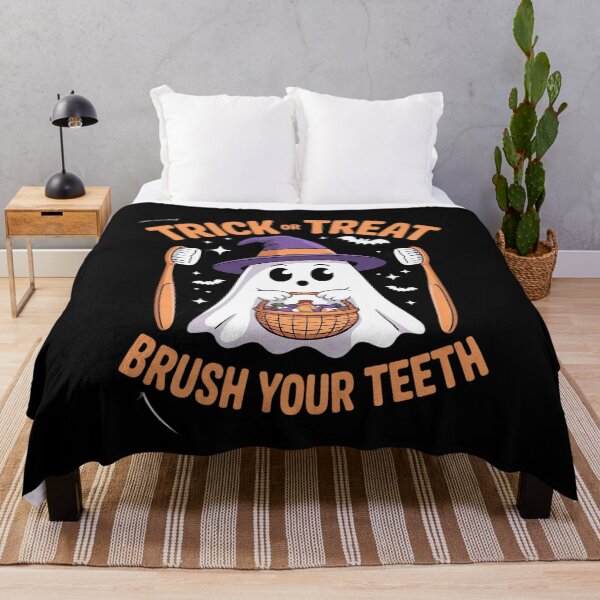Item preview, Brush Your Teeth Spooky Dentist Halloween Dentistry designed and sold by BeetleMalon.