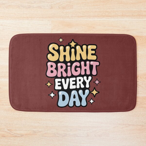 Item preview, Shine Bright Every Day Positive Quote. designed and sold by Teenidesign .