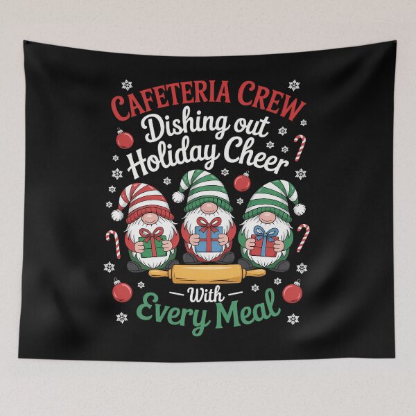 Item preview, Cafeteria Crew Christmas Xmas Party designed and sold by tearbytea.