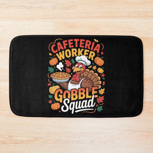 Item preview, Cafeteria Worker Gobble Squad Turkey Pumpkin Thanksgiving designed and sold by tearbytea.