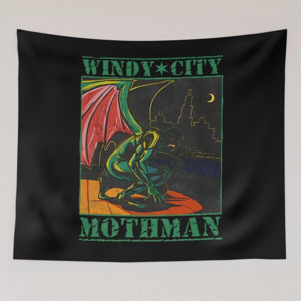 Item preview, Windy City Mothman designed and sold by LindaReynolds.