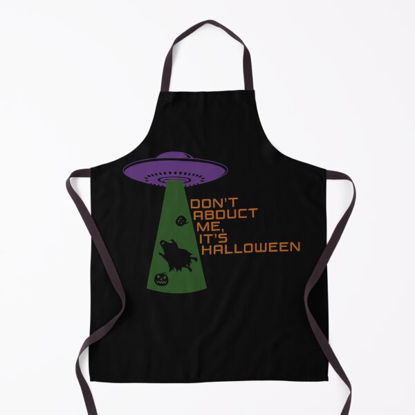 Item preview, Don’t Abduct Me, It’s Halloween – Funny UFO Alien Abduction Design (Purple & Green) designed and sold by Fun Funky Designs.
