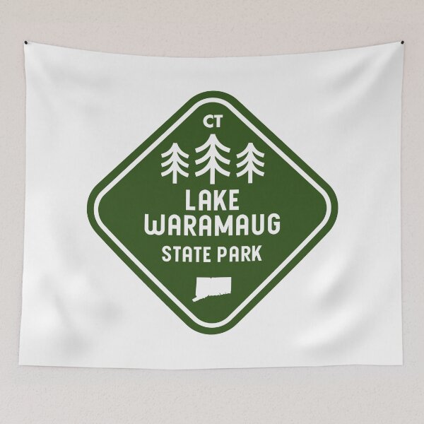 Item preview, Lake Waramaug State Park Connecticut Rhombus designed and sold by bivenart.