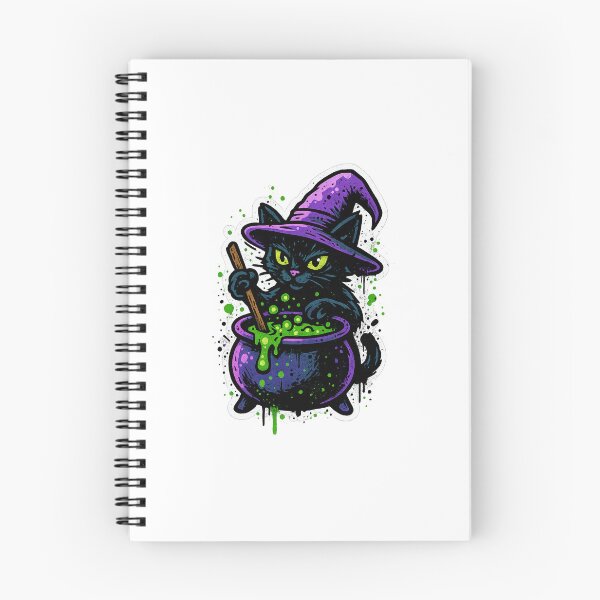 Item preview, Witch’s Cat Cauldron – Graffiti Halloween designed and sold by BoldApparel.