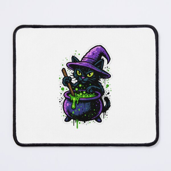 Item preview, Witch’s Cat Cauldron – Graffiti Halloween designed and sold by BoldApparel.