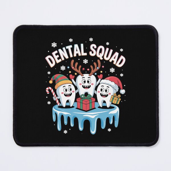 Item preview, Christmas Dental Squad Xmas Dentist Teeth Santa Teeth designed and sold by BeetleMalon.