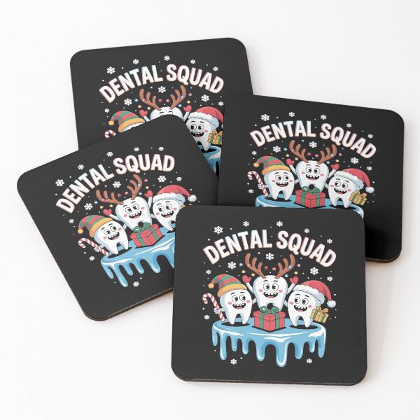 Item preview, Christmas Dental Squad Xmas Dentist Teeth Santa Teeth  designed and sold by BeetleMalon.