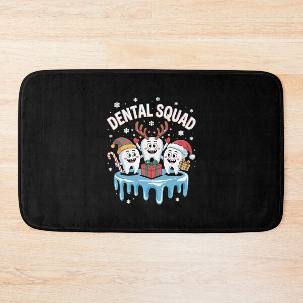 Item preview, Christmas Dental Squad Xmas Dentist Teeth Santa Teeth  designed and sold by BeetleMalon.