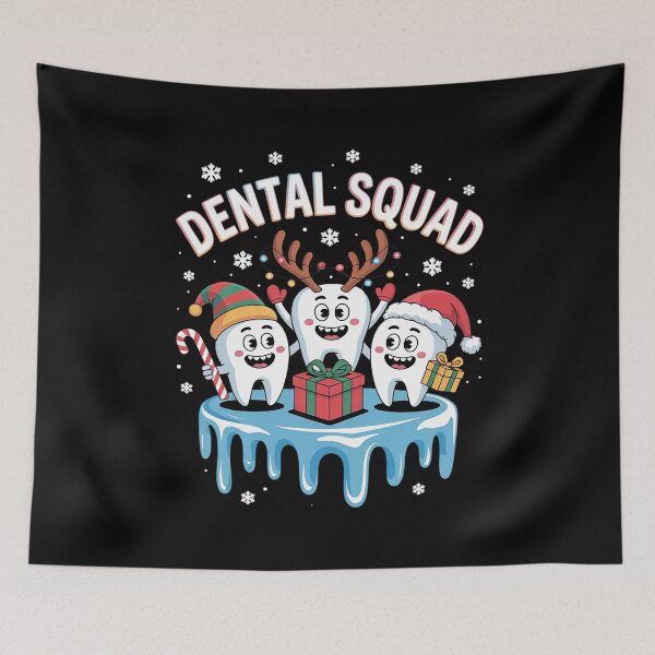 Item preview, Equipo dental navideño Dientes de dentista navideño Dientes de Papá Noel designed and sold by BeetleMalon.