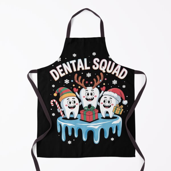 Item preview, Christmas Dental Squad Xmas Dentist Teeth Santa Teeth designed and sold by BeetleMalon.