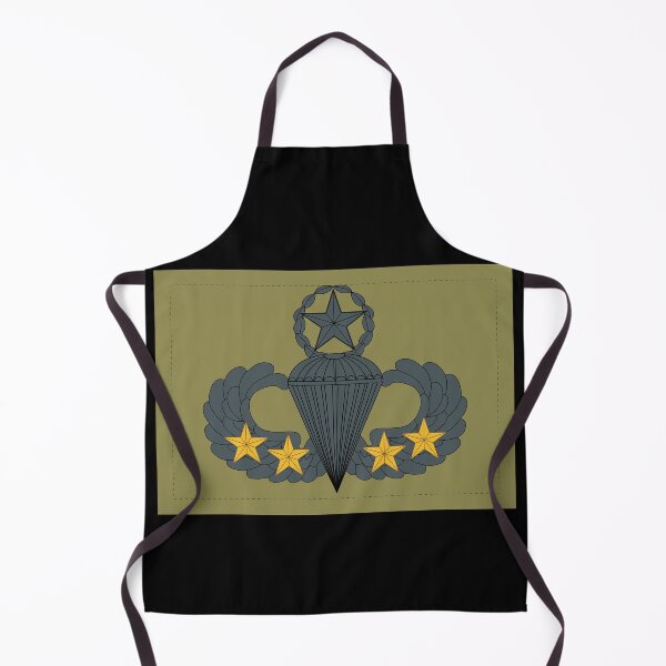 Item preview, Badge - Army - Parachutist - Master - 4 Combat Star - Subdued X 300 designed and sold by Military Insignia Products.