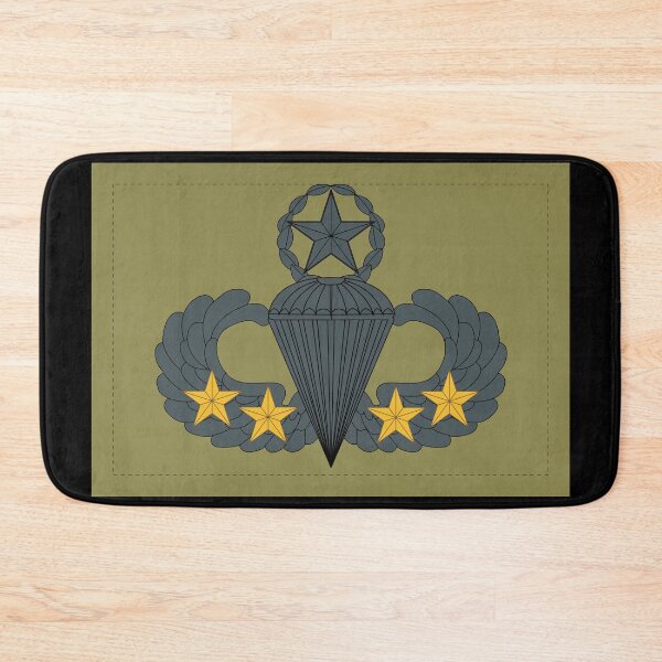 Item preview, Badge - Army - Parachutist - Master - 4 Combat Star - Subdued X 300 designed and sold by Military Insignia Products.