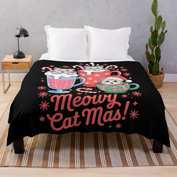 Item preview, Cat Christmas Cute Cats Santa Hat Xmas Drink designed and sold by tearbytea.