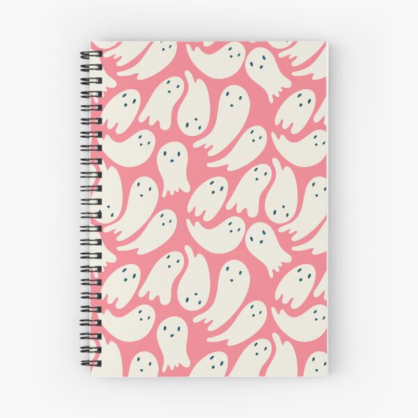 Item preview, Cute pink ghost pattern. designed and sold by Retro Street Studios.