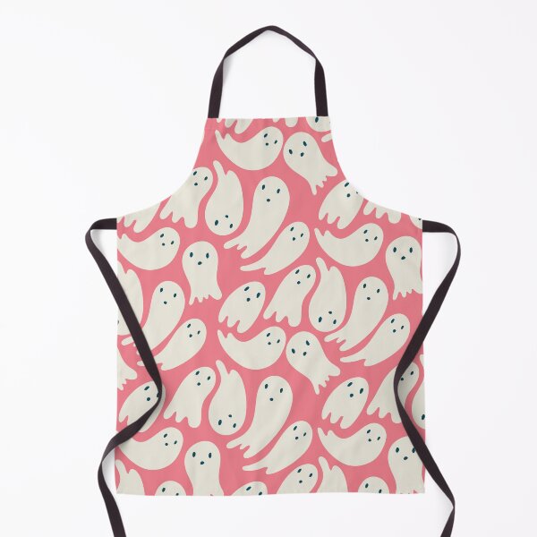 Item preview, Cute pink ghost pattern. designed and sold by Retro Street Studios.