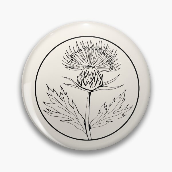 Item preview, Thistle flower Be yourself designed and sold by Floral-Tania.