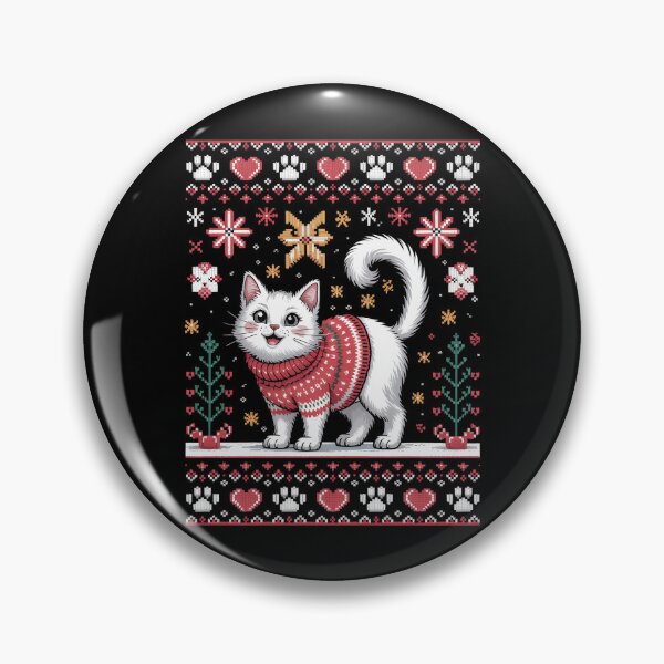 Item preview, Cat Christmas Winter Holiday designed and sold by tearbytea.